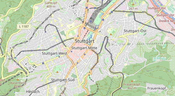 Monteurzimmer auf Karte