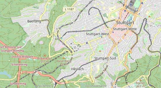 Monteurzimmer auf Karte
