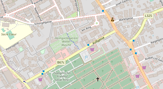 Monteurzimmer auf Satellitenbild