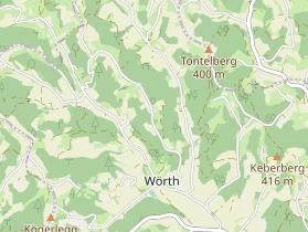 Monteurzimmer auf Karte