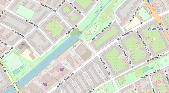 Monteurzimmer auf Satellitenbild