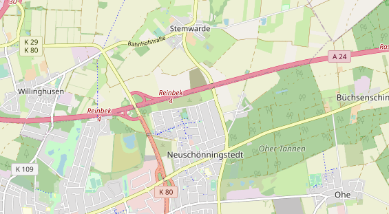 Monteurzimmer auf Karte