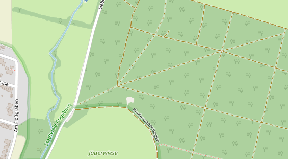 Monteurzimmer auf Satellitenbild