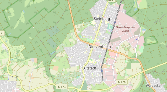 Monteurzimmer auf Karte