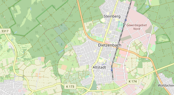 Monteurzimmer auf Karte