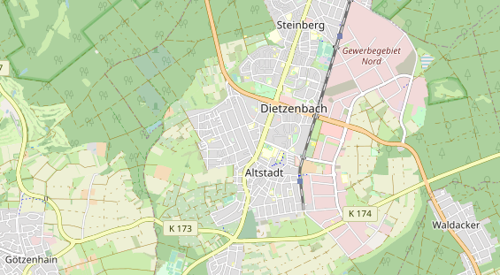 Monteurzimmer auf Karte