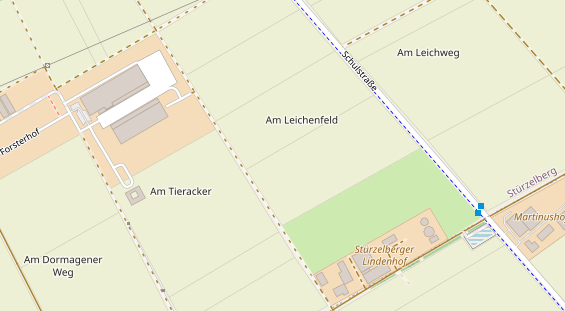 Monteurzimmer auf Satellitenbild