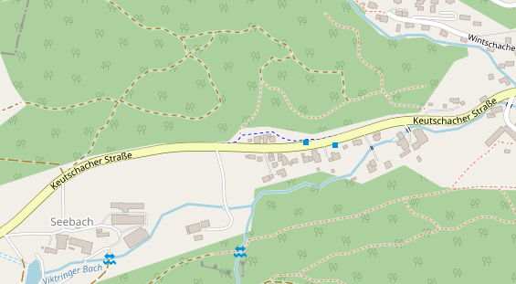 Monteurzimmer auf Satellitenbild