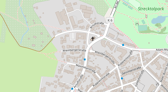 Monteurzimmer auf Satellitenbild