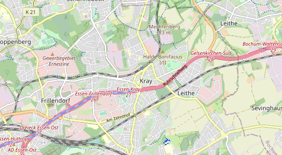 Monteurzimmer auf Karte