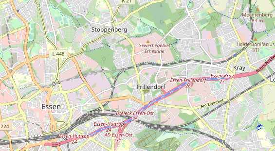 Monteurzimmer auf Karte