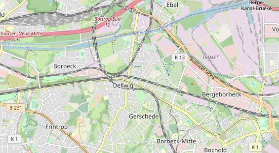 Monteurzimmer auf Karte