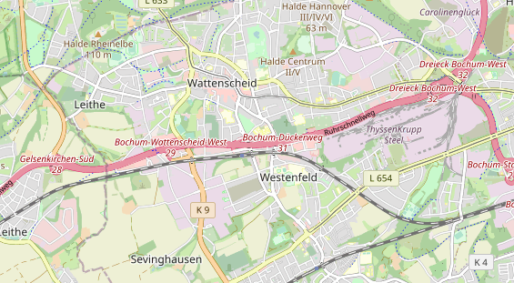 Monteurzimmer auf Karte