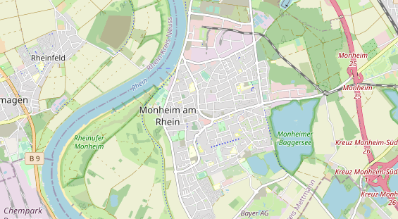 Monteurzimmer auf Karte