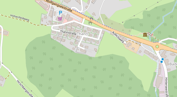 Monteurzimmer auf Satellitenbild