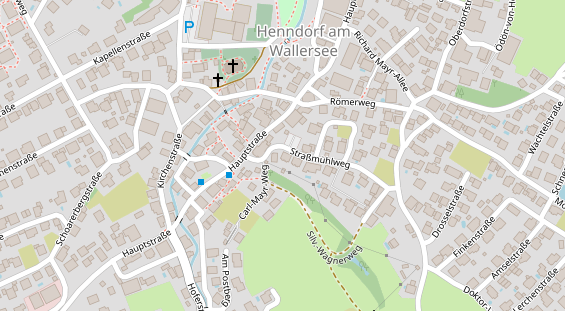 Monteurzimmer auf Satellitenbild