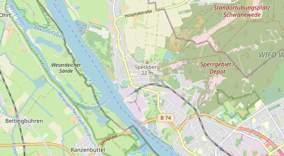 Monteurzimmer auf Karte