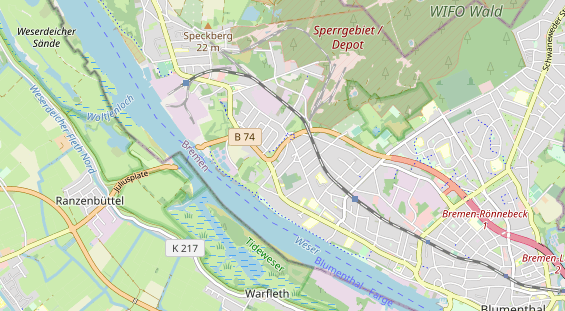 Monteurzimmer auf Karte