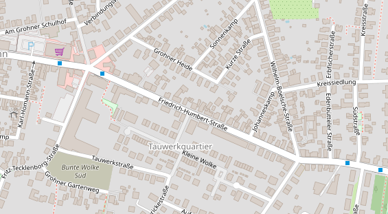 Monteurzimmer auf Satellitenbild