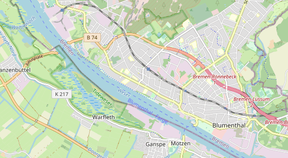 Monteurzimmer auf Karte