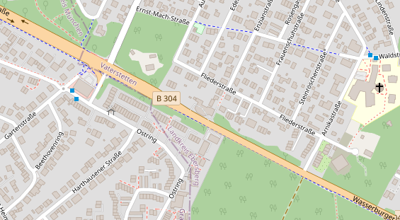 Monteurzimmer auf Karte