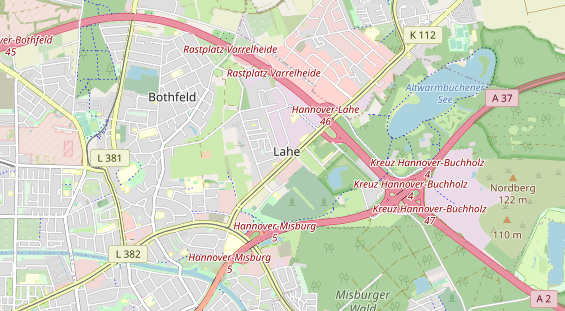 Monteurzimmer auf Karte