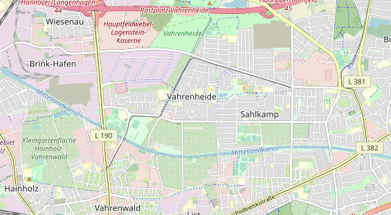 Monteurzimmer auf Karte