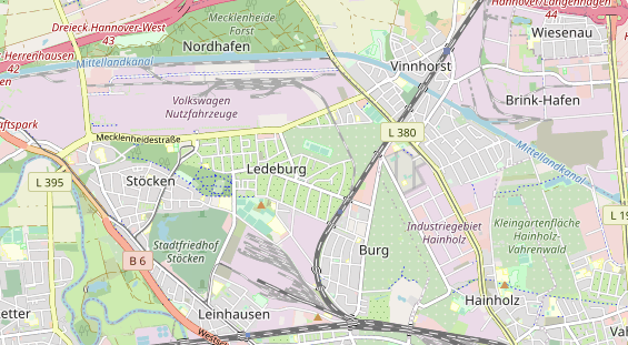 Monteurzimmer auf Karte