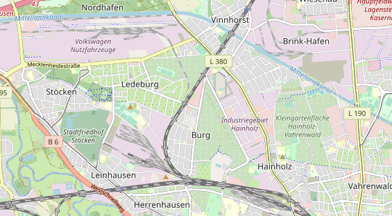 Monteurzimmer auf Karte