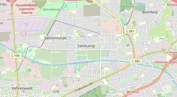 Monteurzimmer auf Karte