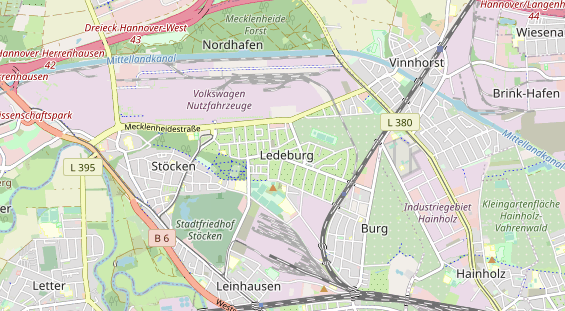 Monteurzimmer auf Karte