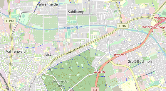 Monteurzimmer auf Karte