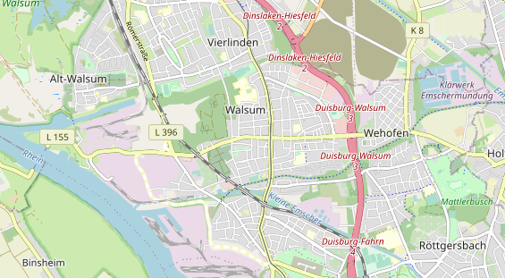 Monteurzimmer auf Karte