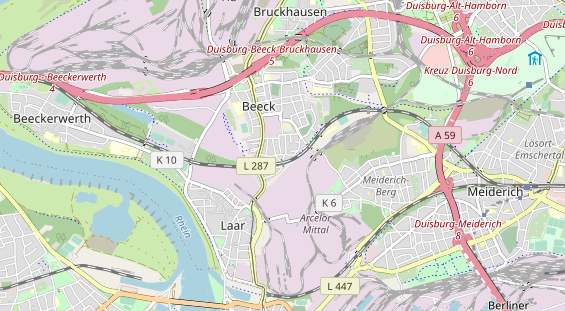 Monteurzimmer auf Karte