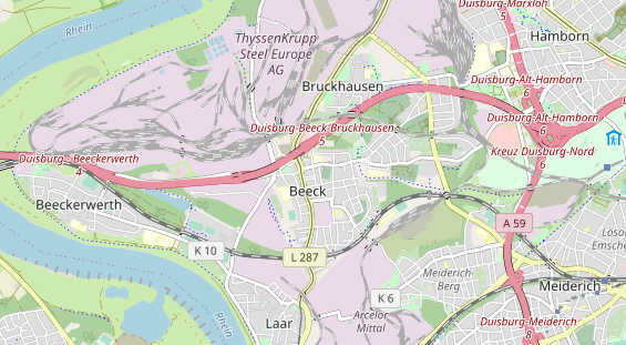 Monteurzimmer auf Karte