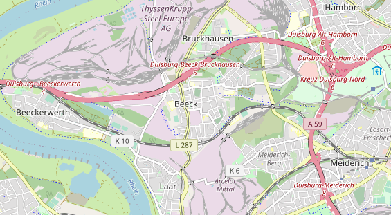 Monteurzimmer auf Karte