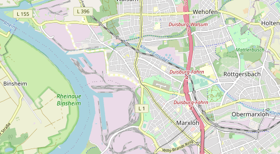 Monteurzimmer auf Karte