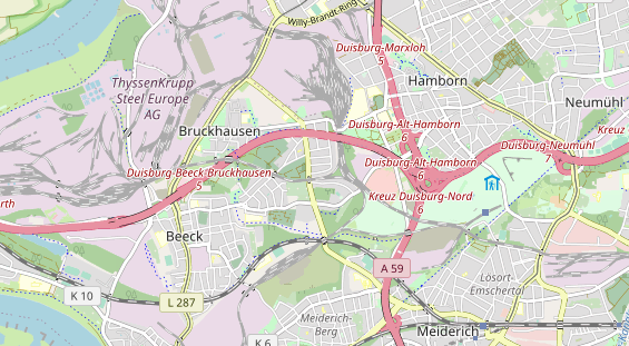 Monteurzimmer auf Karte