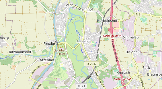 Monteurzimmer auf Karte