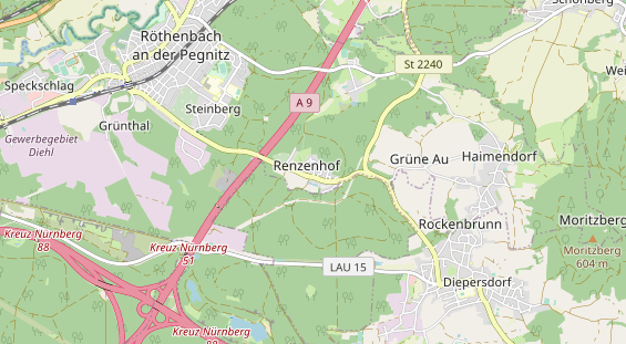 Monteurzimmer auf Karte