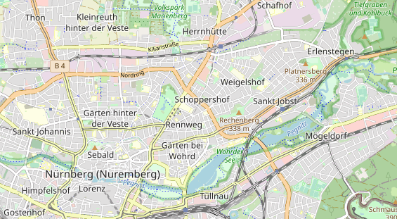 Monteurzimmer auf Karte