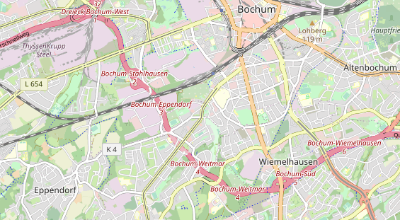 Monteurzimmer auf Karte