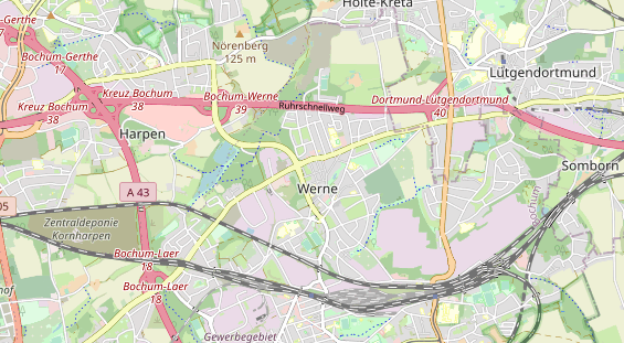 Monteurzimmer auf Karte