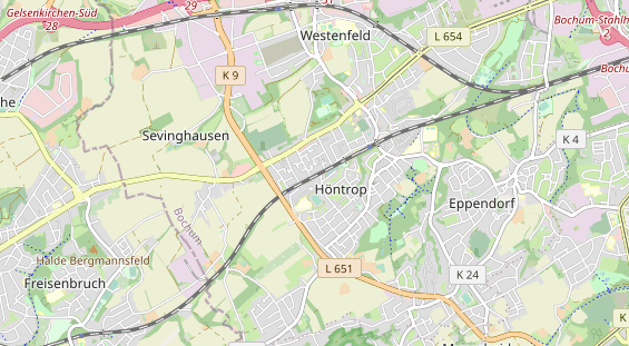 Monteurzimmer auf Karte