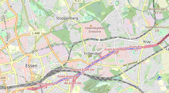 Monteurzimmer auf Karte