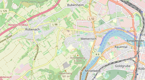 Monteurzimmer auf Karte