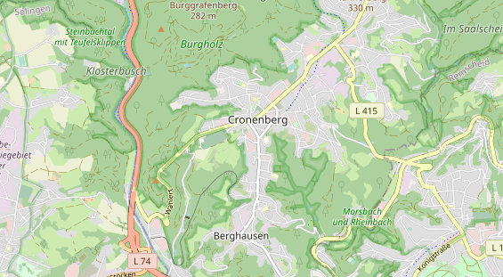 Monteurzimmer auf Karte