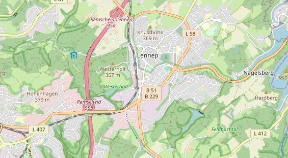 Monteurzimmer auf Karte