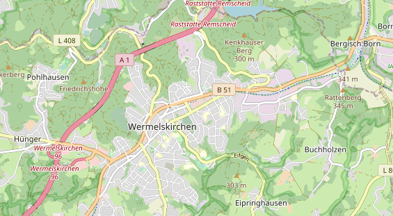 Monteurzimmer auf Karte