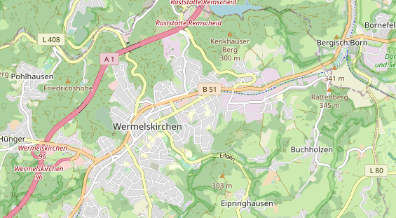 Monteurzimmer auf Karte